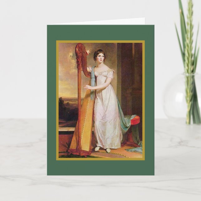 Regency-Party-Stil Karte (Vorderseite)