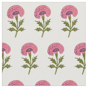 Regency Pink-Blume Stoff
