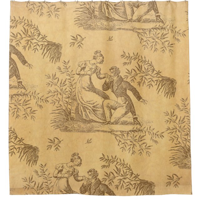 Regency Romance Duschvorhang (Vorderseite)