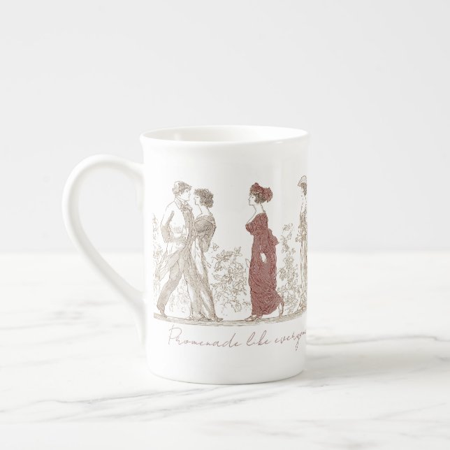 Regency-Romanze  Prozellantasse (Links)