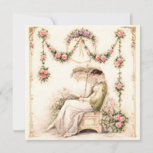 Regency-Rosengarten Lesende Dame