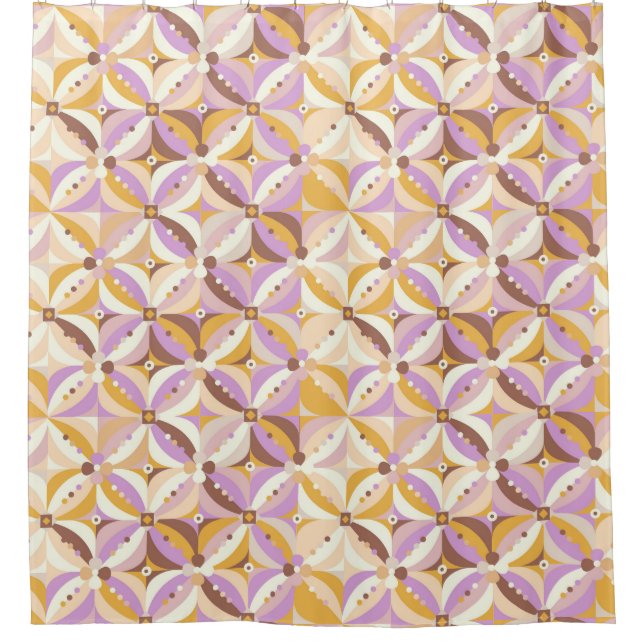 Regenduschvorhang für Reto Geometric Muster Duschvorhang (Vorderseite)