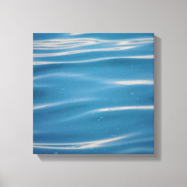 Regenfälle am Lake Michigan Leinwanddruck (Vorderseite)