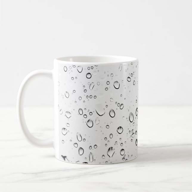 Regenfälle Regen nasse Tropfen Kaffeetasse (Links)