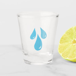 Regenfälle Shotglas Schnapsglas