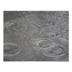 Regenfälle und Kreise Fotodruck