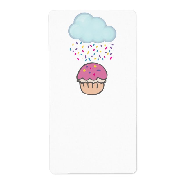 Regenfalten auf Cupcake (Vorne)