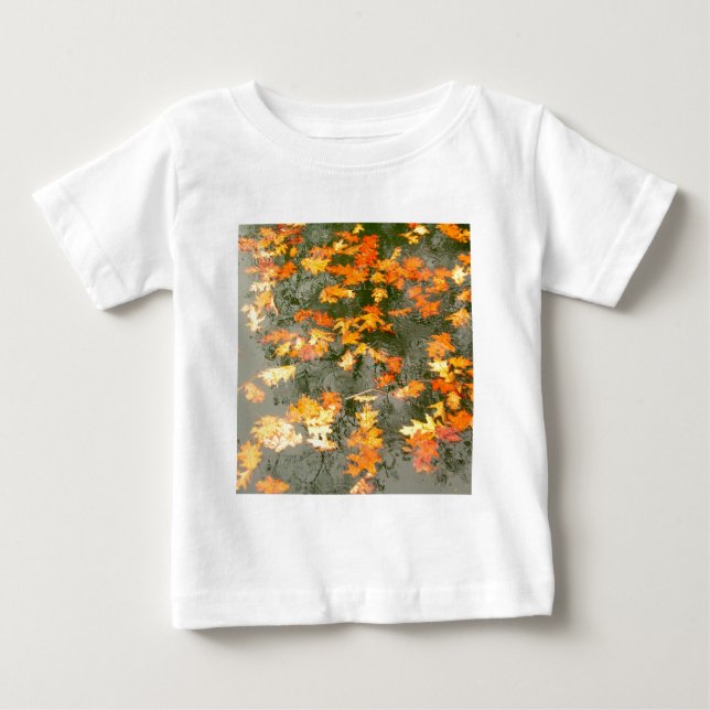 regengefallene Blätter Baby T-shirt (Vorderseite)