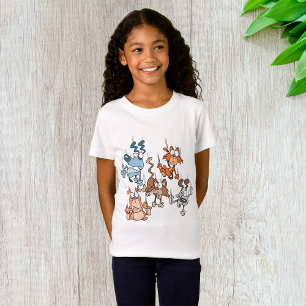 Regenkatzen und Hunde Lustige Haustiere Sturm T-Shirt