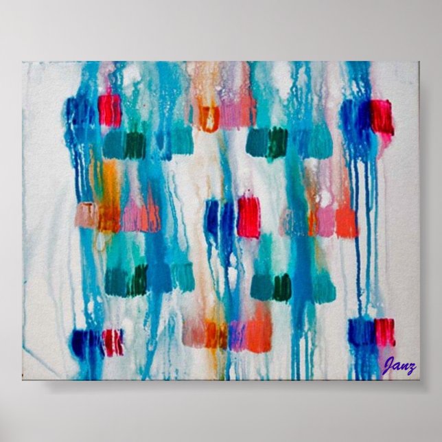 Regenlicht Poster (Vorne)