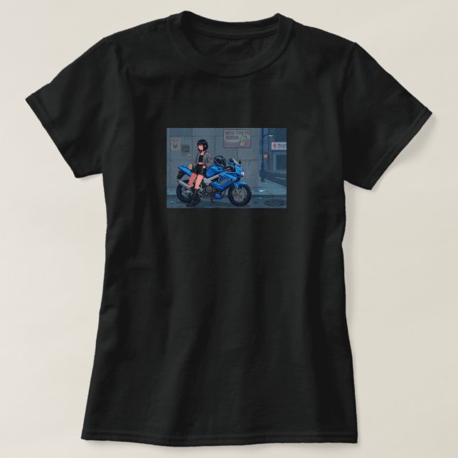 Regennacht-Drift T-Shirt (Design vorne)