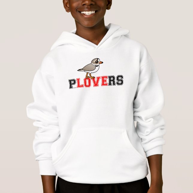 Regenpfeifer-Liebe Hoodie (Vorderseite)