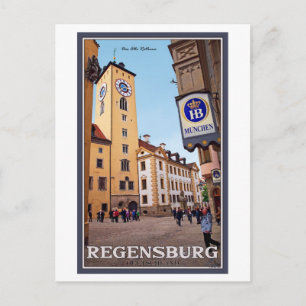Regensburg - Altes Rathaus Postkarte