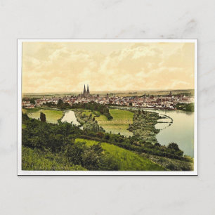 Regensburg, Bayern, Deutschland klassisches Photoc Postkarte