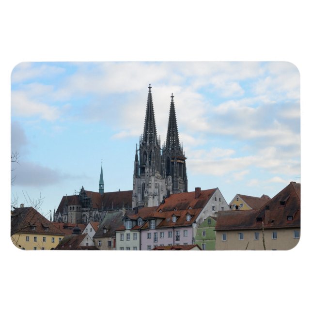 Regensburg, Deutschland Flexi Magnet (Horizontal)