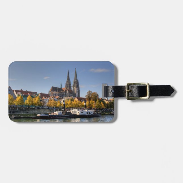 Regensburg, Deutschland Gepäckanhänger (Vorderseite horizontal)