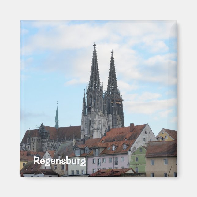 Regensburg, Deutschland Magnet (Vorne)
