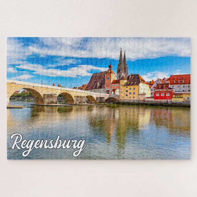 Regensburg, Deutschland Puzzle (Horizontal)