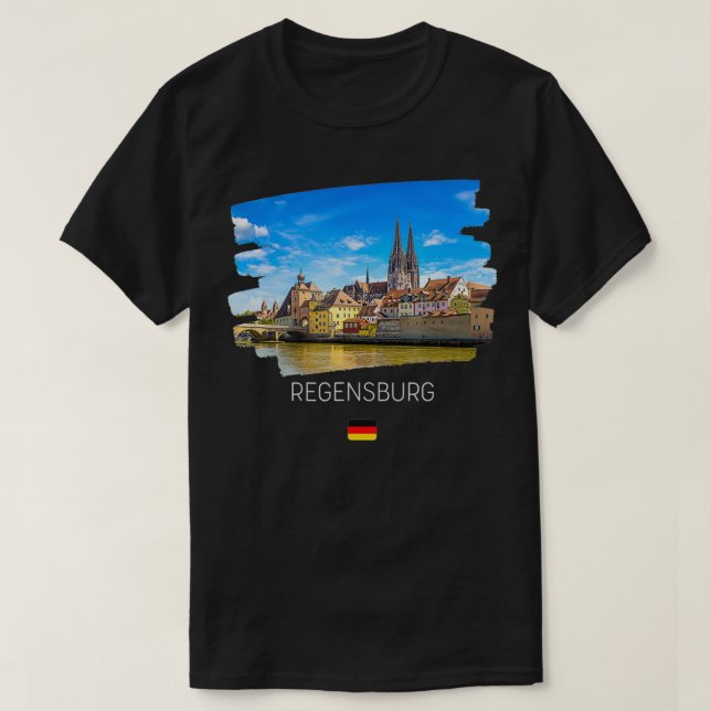 Regensburg Germany  T-Shirt (Design vorne)