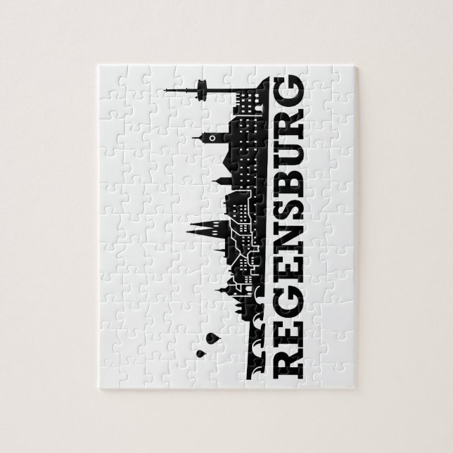 Regensburg-Skyline Puzzle (Vertikal)