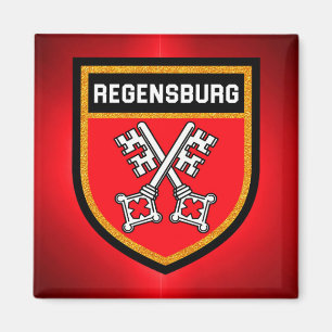 Regensburger Flagge Magnet