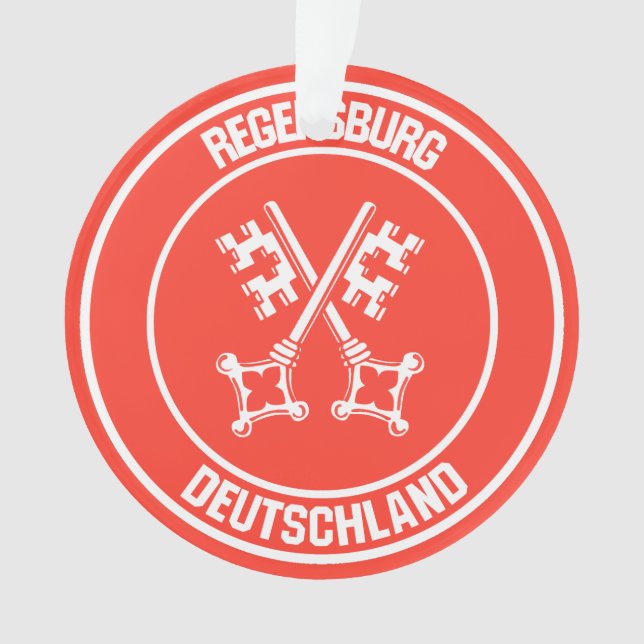 Regensburger RundEmblem Ornament (Vorderseite)