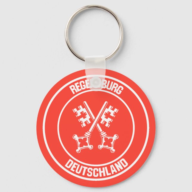 Regensburger RundEmblem Schlüsselanhänger (Vorderseite)