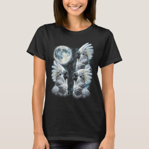 Regenschirm Atoo Heulender Mond Retro 90er Papagei T-Shirt