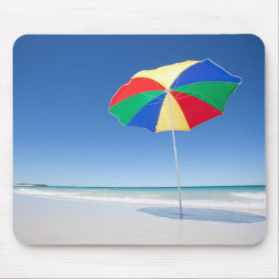 Regenschirm auf Strand Australien Mousepad
