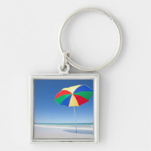 Regenschirm auf Strand   Australien Schlüsselanhänger