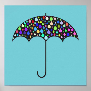 Regenschirm Poster