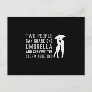 Regenschirm Raindrop Rain Cloud Weather Rainy Gift Postkarte