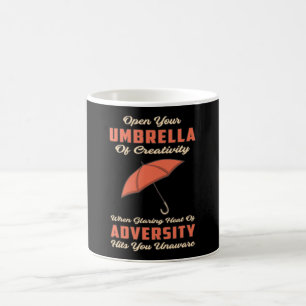 Regenschirm Regenwetter Raindrop Rainy Geschenk Kaffeetasse