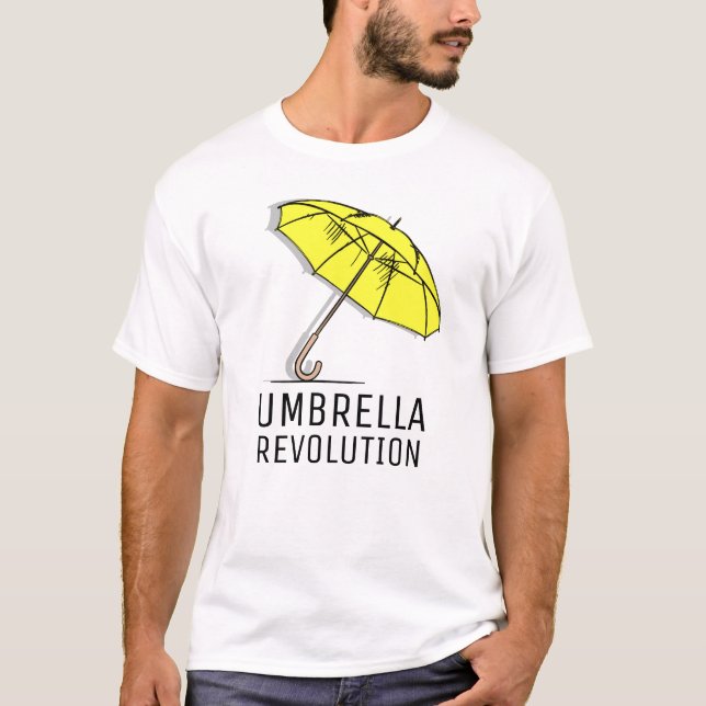 Regenschirm-Revolution T-Shirt (Vorderseite)
