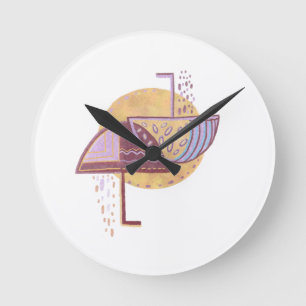 Regenschirm Runde Wanduhr
