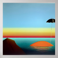 Regenschirm von der Surrealen See