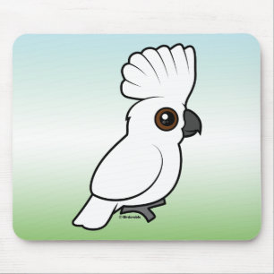 RegenschirmCockatoo (angehoben) Mousepad