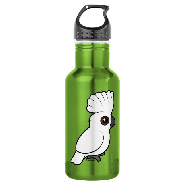 RegenschirmCockatoo (angehoben) Trinkflasche (Vorderseite)