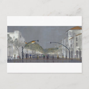 Regenschirme auf Chapala Postkarte