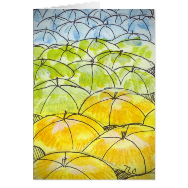 Regenschirme im Frühjahr (Vorne)