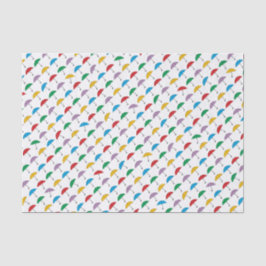 Regenschirme in Gewebspapier Seidenpapier