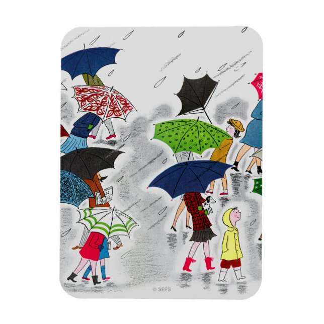Regenschirme Magnet (Vertikal)