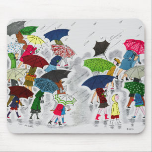 Regenschirme Mousepad