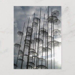 Regenschirme Postkarte