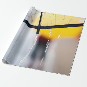 Regenschirmwanderung am Regentag Geschenkpapier