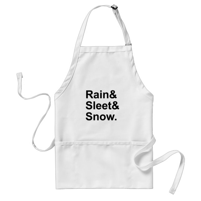Regenschnee | Postwetterbedingungen Schürze (Vorne)