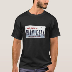 Regenstadt Seattle Washington State Heimat Nachbar T-Shirt