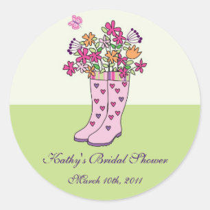 Regenstiefel für Sticker