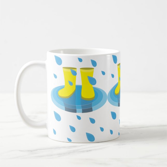 Regenstiefel Kaffeetasse (Links)