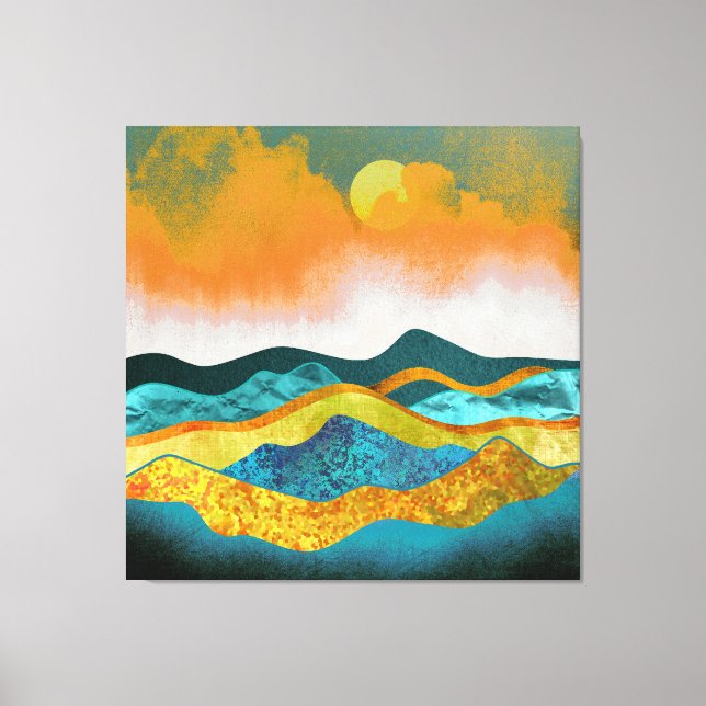 Regensturm Leinwanddruck (Vorderseite)